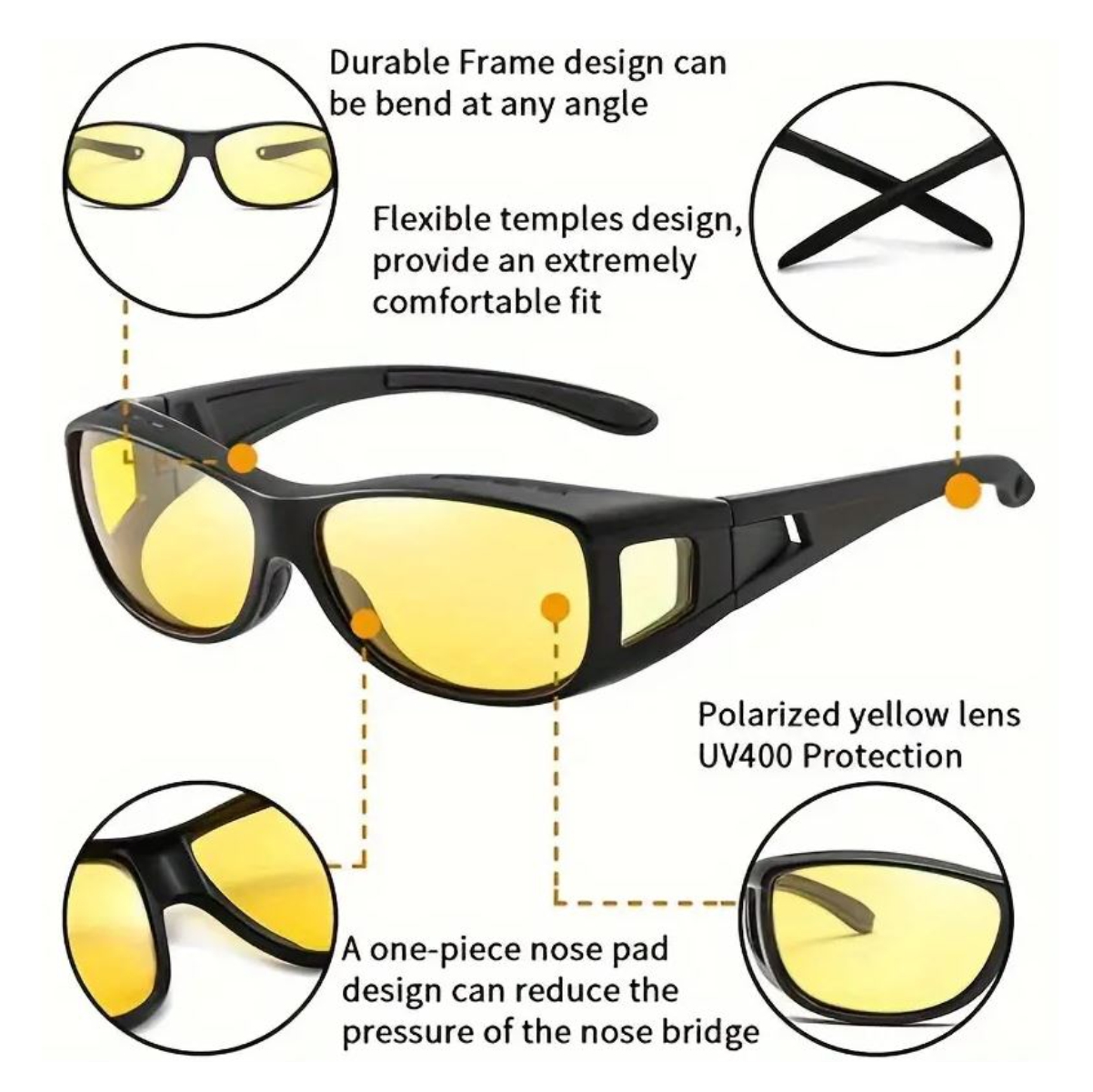 Miniatura 3 de Gafas Lentes Hd Vision Filtro Uv par 2